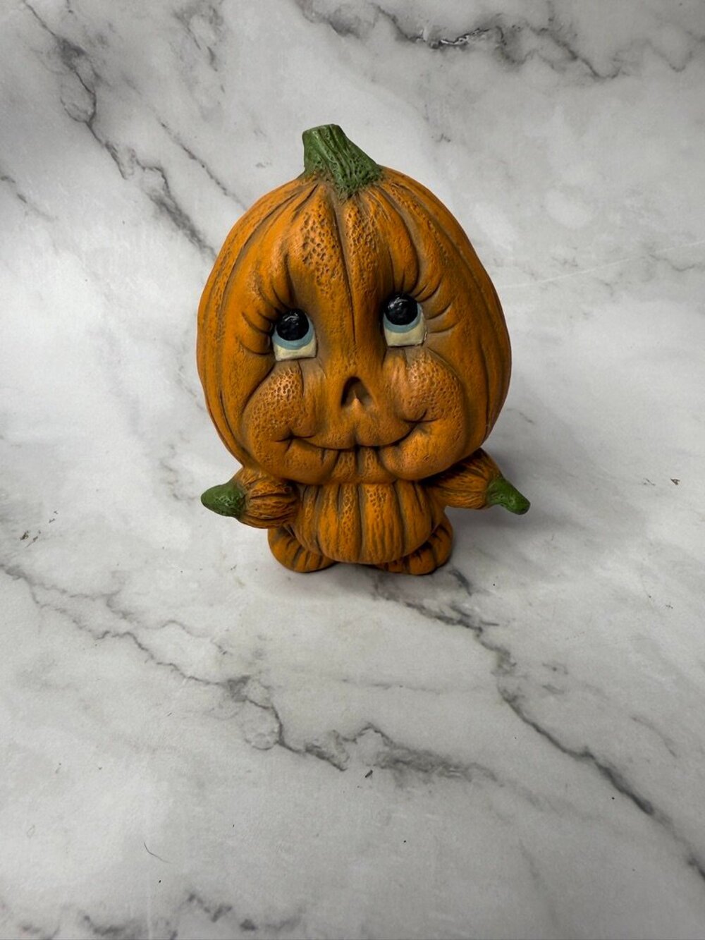 Vintage Halloween Anthropomorphic Pumpkin Man